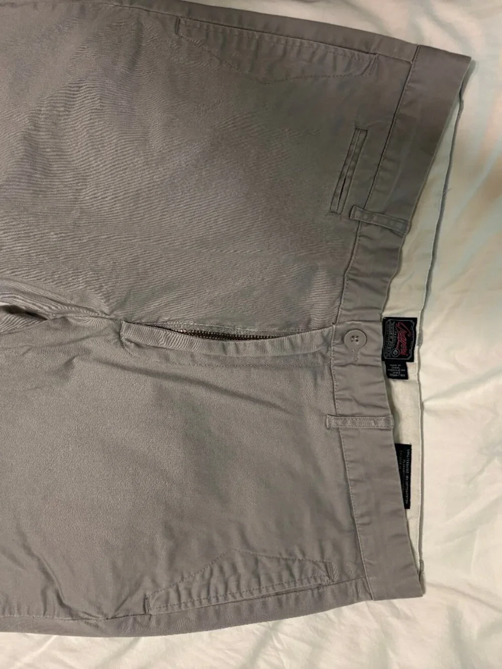 Grayers Premium Chino Pants - Micro Sand Finish - Gray - 36/30